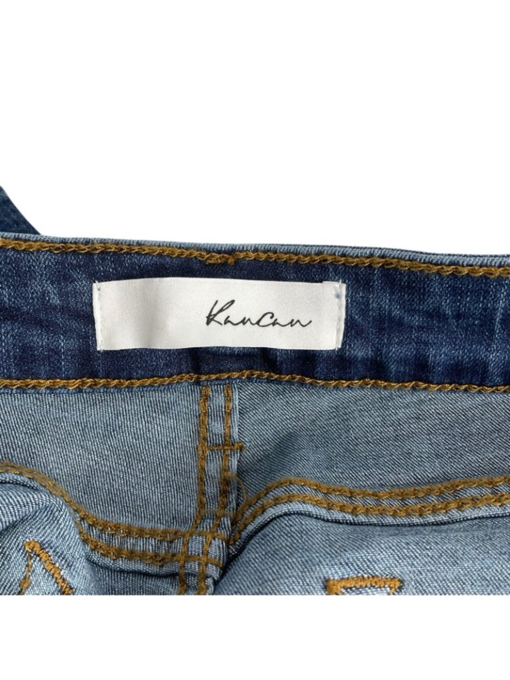 KanCan Jeans Womens Sz 8 Dark Indigo Mid Rise Bootcut Stretch Denim Nwt $80 - Picture 5 of 11